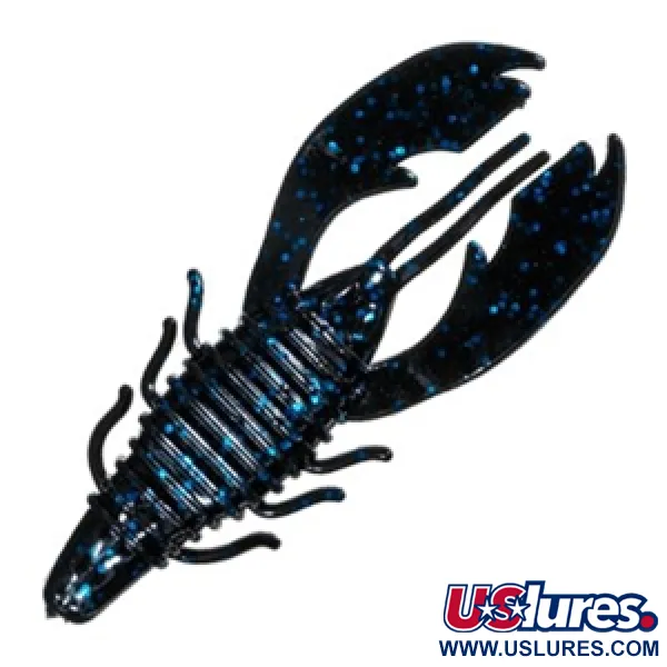 Berkley Havoc Craw Fatty Jigi, Black Blue Fleck, 10cm, #11699