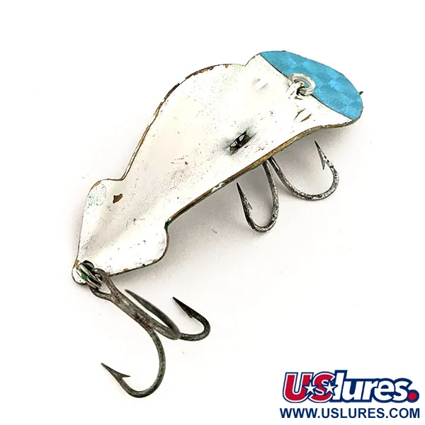 Buck Perry Spoonplug, 10g, White / Green / Light Blue, Lusikkauistin #11700