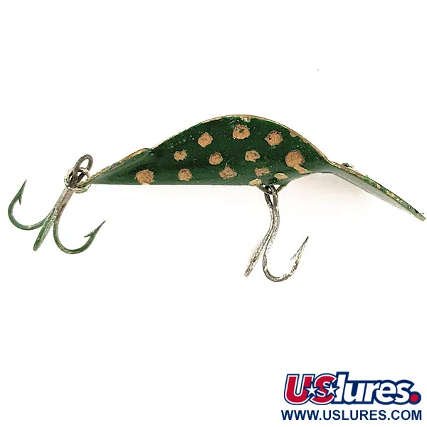 Buck Perry Spoonplug, 10g, White / Green / Light Blue, Lusikkauistin #11700