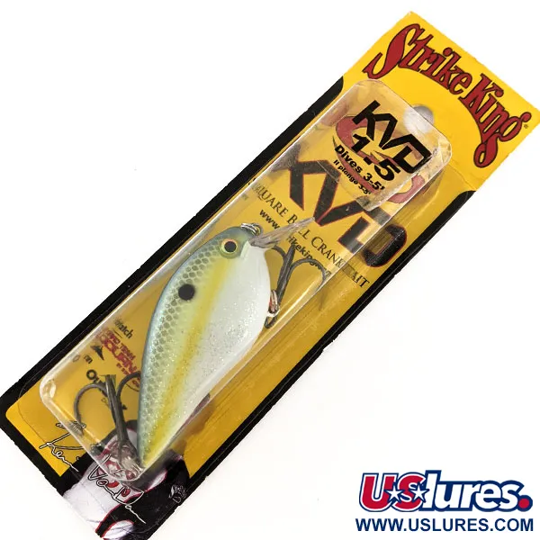 Strike King KVD 1.5 Hard Knock Squarebill, Sexy Shad, 9,5g, #11711