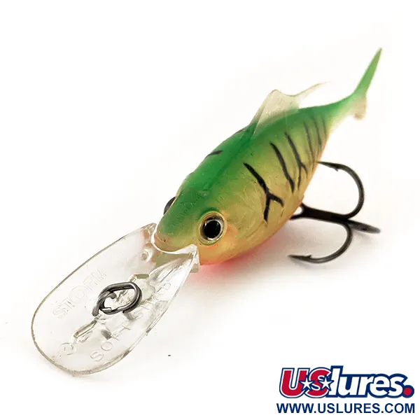 Storm Soft Shad Hybridiviehe, Fire Tiger, 10g, VMC-koukut, #11742