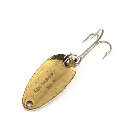 Len Thompson #6 Lusikka, Punainen / Valkoinen / Messinki, 3.5g, #11754