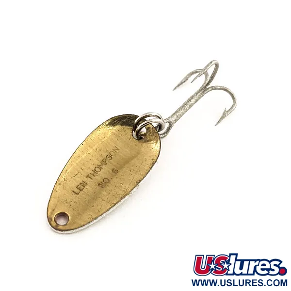 Len Thompson #6 Lusikka, Punainen / Valkoinen / Messinki, 3.5g, #11754