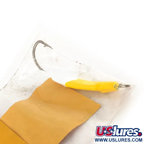 Doc's Goofy Jig Pompano-jigi, Valkoinen / Keltainen, 7g, Käsintehty, #11757