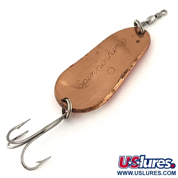 Pecos River Spinno-King 0 Lusikka, Punainen / Valkoinen / Kupari, 14g, #11779