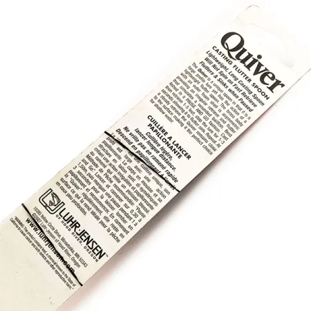 Luhr Jensen Quiver Lusikka, Harmaa/Oranssi, 39g, epäsymmetrinen, #11781