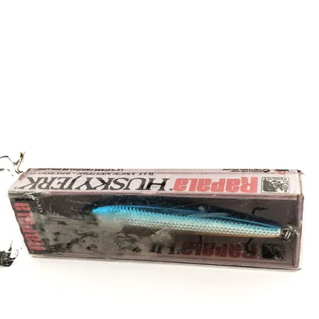 Rapala Husky Jerk 8 vaappu, Hopea-sininen, 6g, suspendaava, #11789