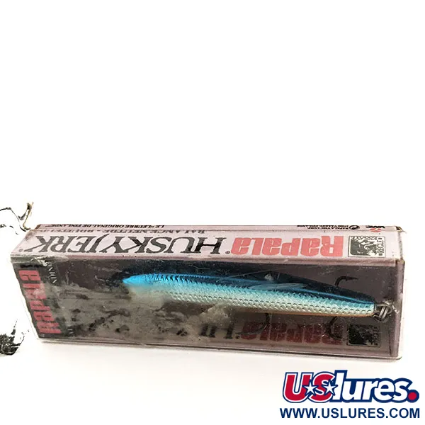 Rapala Husky Jerk 8 vaappu, Hopea-sininen, 6g, suspendaava, #11789