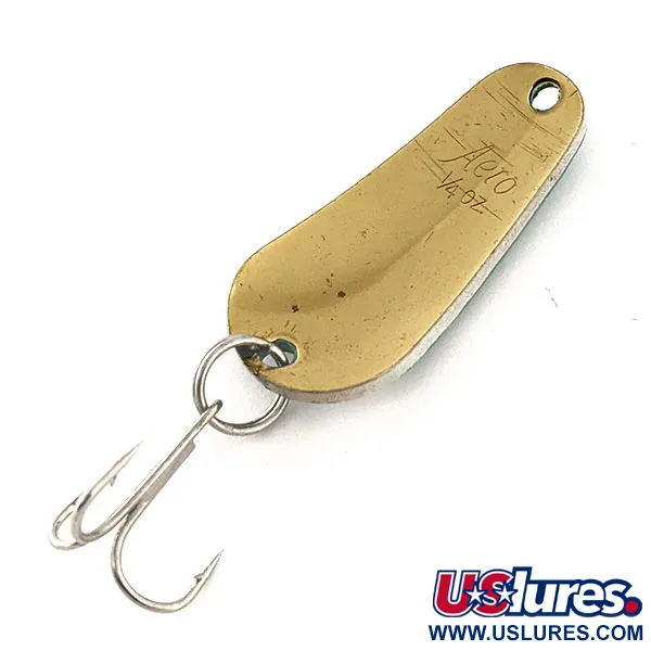 Aeroplane Spinner Aero Lusikkauistin, Vihreä/Valkoinen/Kulta, 7g, #11803