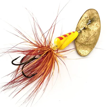 Yakima Bait Vibric Rooster Tail Lippa, Keltainen/Punainen, 4g, #11817