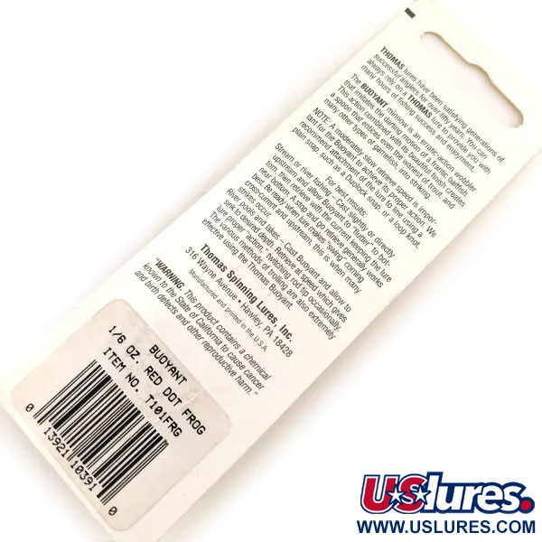 Thomas Buoyant Lusikkauistin, Frog, 4.7g, Taimen/Lohi, #T101FRG