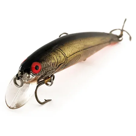 Bomber Long A15A Jerkbait, Kulta-Musta, 14g, Suspending, #11840