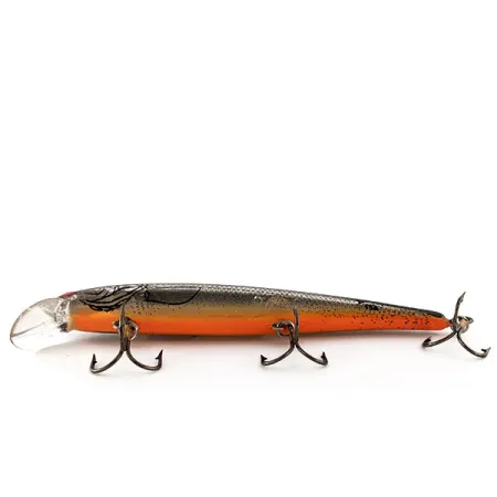 Bomber Long A15A Jerkbait, Kulta-Musta, 14g, Suspending, #11840
