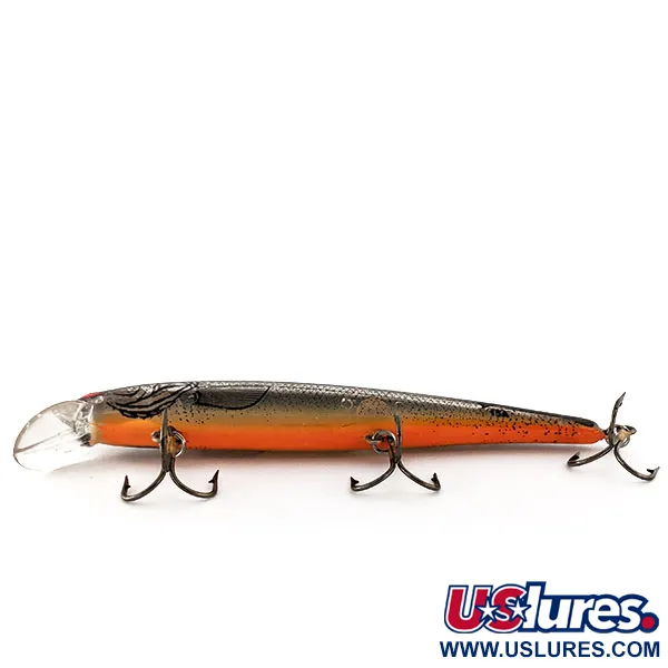 Bomber Long A15A Jerkbait, Kulta-Musta, 14g, Suspending, #11840