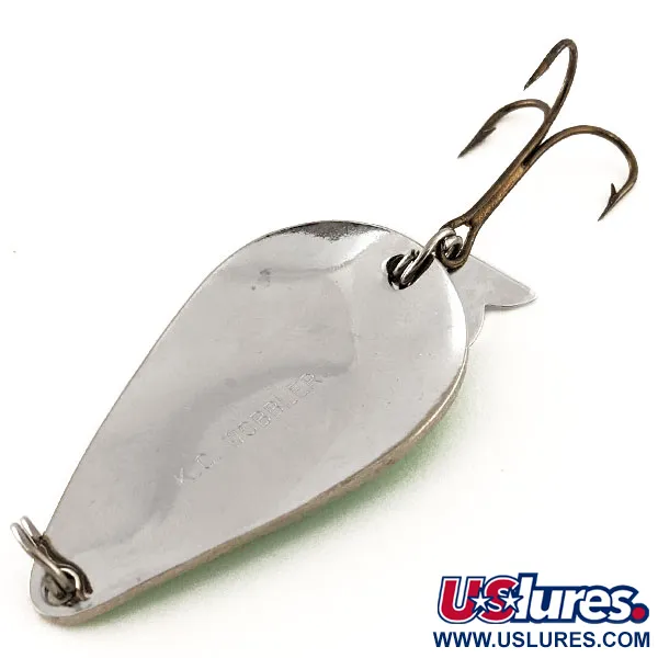 Acme K.O. Wobbler Lusikka, Nikkeli/Vihreä, 21g, Sonic-evä, #11863