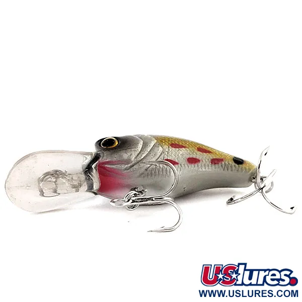 Bass Pro Shops XPS Lazer Eye Crankbait, Hopea-Kulta, 9g, Räminä, #11875
