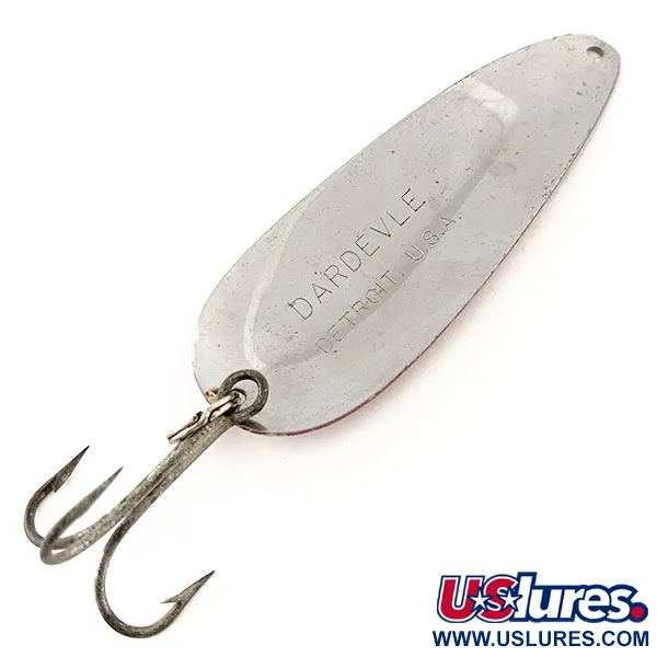 Eppinger Dardevle, Punainen / Valkoinen / Nikkeli, Lusikkauistin #11901