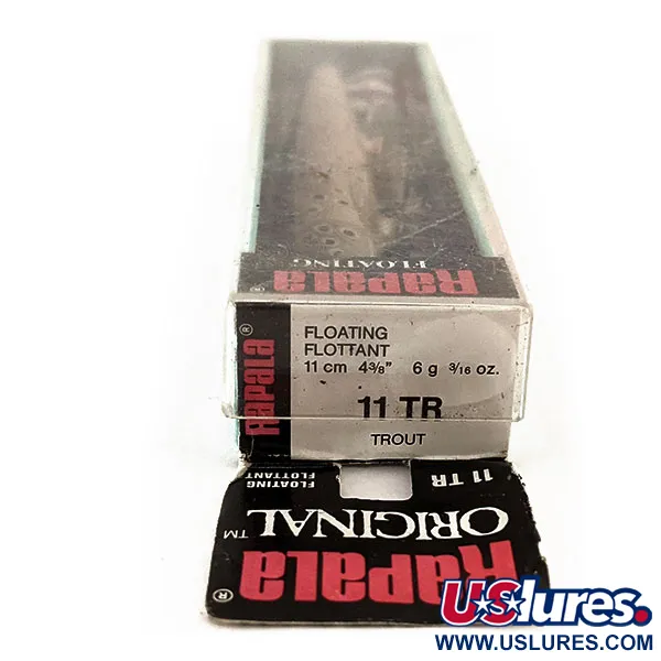 Rapala Original Floater F11 Vaappu, TR (Taimen), 6g, Balsa, #11908