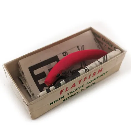 Flatfish F6 Helin Tackle UV Viehe, Fluoresoiva Punainen, 3g, #11910