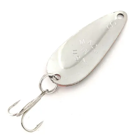 Lusikka Worth Chippewa Steel Spoon, Puna/Musta/Nikkeli, 6g, #11925