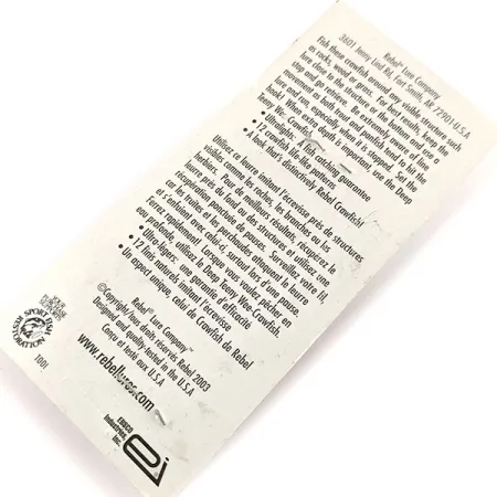 Rebel Crawfish Vaappu, Oliivinruskea, 2.5g, Kelluva, #11934