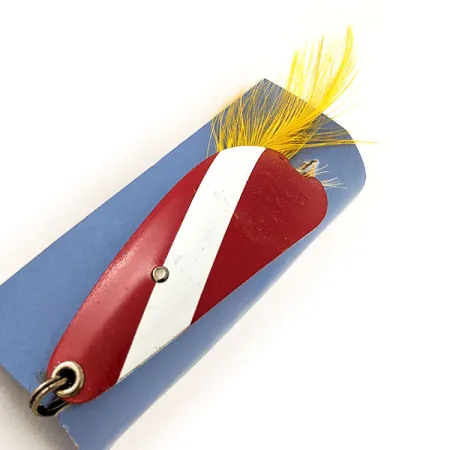 Weezel Weedless Rex Spoon Lusikkauistin, Red / White, 12,5g, Suojattu, #11937