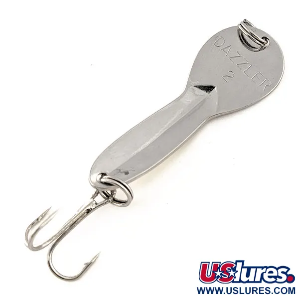 Acme Dazzler #2 UV Lusikkauistin, Nikkeli / Kulta, 7g, UV-loiste, #12000