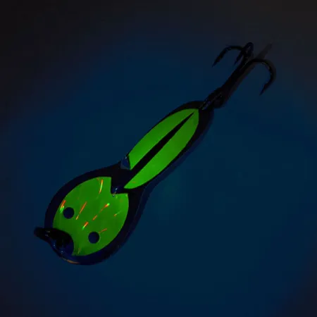 Acme Dazzler #2 UV Lusikkauistin, Nikkeli / Kulta, 7g, UV-loiste, #12000