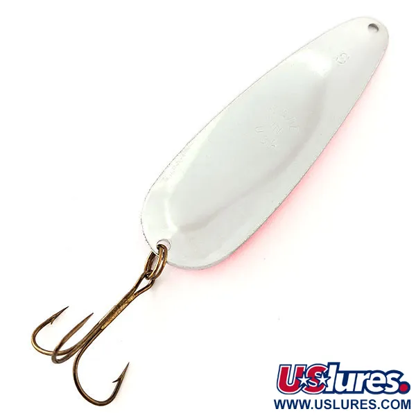 Worth Chippewa Steel Spoon UV, 28g, nikkeli/vaaleanpunainen UV, lusikkauistin #20138