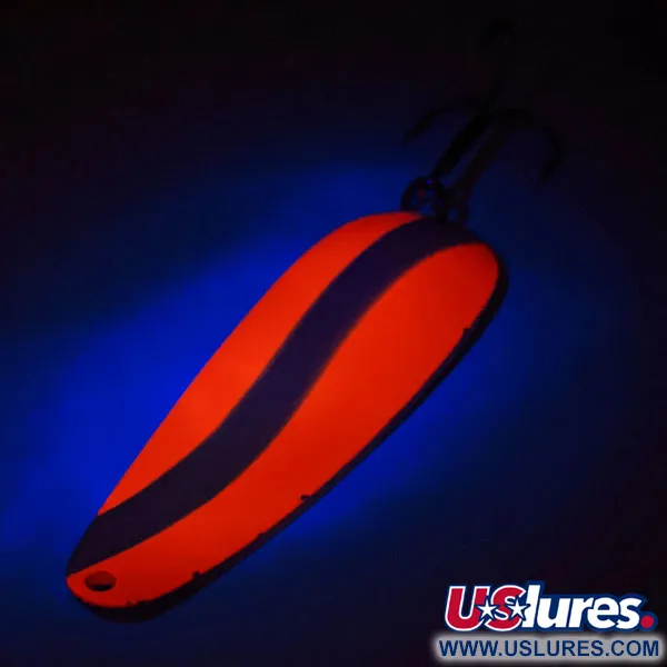 Worth Chippewa Steel Spoon UV Lusikka, Vaal.pun/Nikkel, 35g, UV, #12028