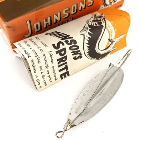 Weedless Johnson Silver Minnow Lusikka, Hopea hopeoitu, 12g, #12059