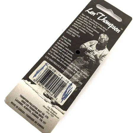 Len Thompson Original #00 Lusikka, Puna / Valkoinen, 14g, Uinti, #12062