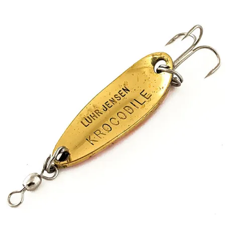 Luhr Jensen Krocodile UV Lusikka, Gold/Orange, 9g, UV-Glow, #12076