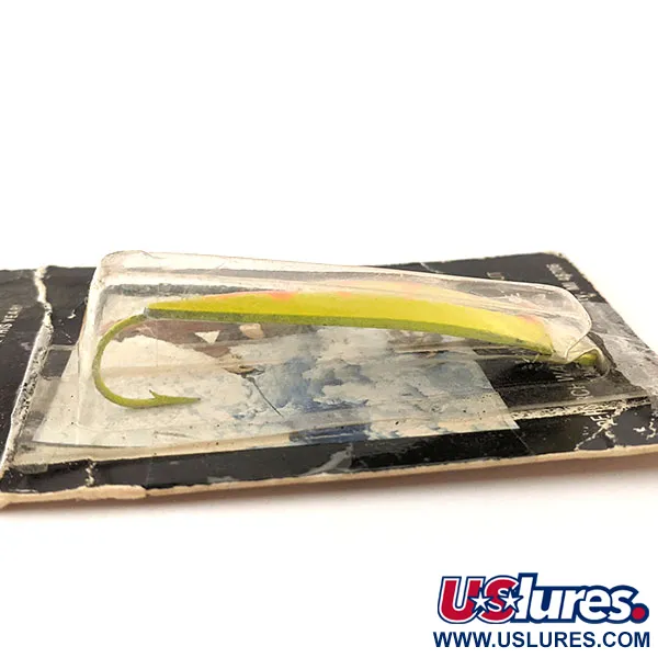 G.W's ice fishing Lures Viehe, Chartreuse/Oranssi, 17g, Ruohosuoja, #12104
