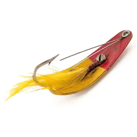 Weezel Weedless Rex Spoon Lusikka, Keltainen/Punainen, 12,5g, #12125