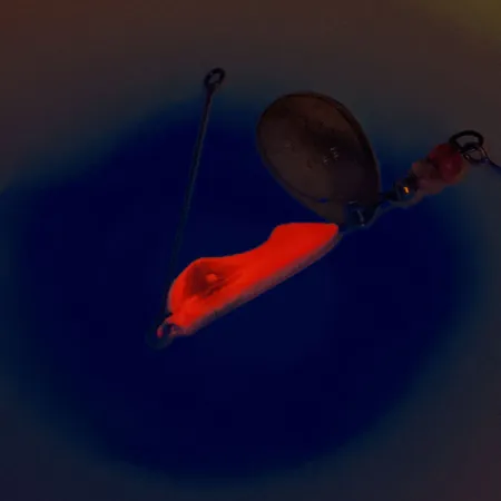 Erie Dearie Walleye Killer - UV Lippa, Punainen / Nikkeli, 14g, UV, #12160