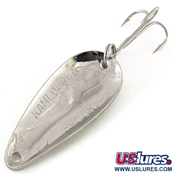 Acme Kamlooper Lusikka, Vihreä/Nikkeli, 11g, Punaiset Pisteet, #12168