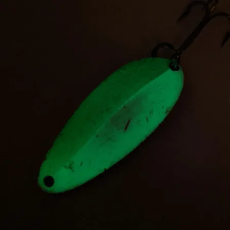 Seneca Little Cleo Glow Lusikka, Vihreä/Valkoinen/Nik., 10g, #12190