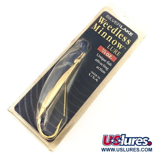 Weedless Silverlake Minnow Lusikka, Kulta, 7g, Ruohosuojattu, #12201