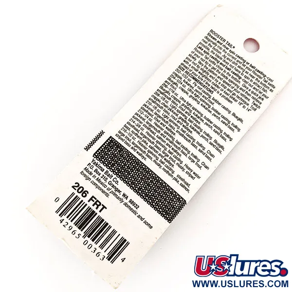 Worden’s Original Rooster Tail, 1,77g, Fire Tiger, lippauistin #17521