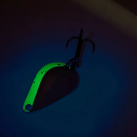 Acme K.O. Wobbler UV Lusikka, Nikkeli / Sininen, 7g, UV, #12215