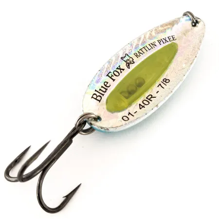 Blue Fox Rattlin Pixee Lusikka, Keltainen/Sininen, 24g, UV, #12216