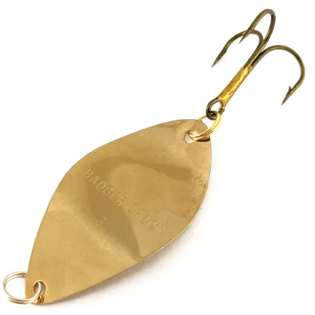 Seneca Badger Spoon 3 Lusikkauistin, Kulta, 7g, Pronssattu Koukku, #12231