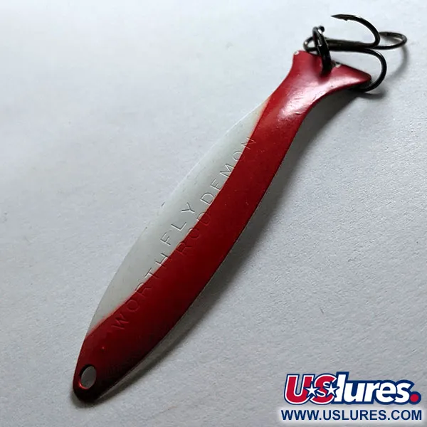 Worth Fly Rod Demon, 2,5g, puna-valkoinen, lusikkauistin #12273