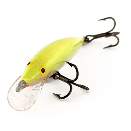 Rapala Original Floater F6 Vaappu, Chartreuse, 3g, Balsa, #12280