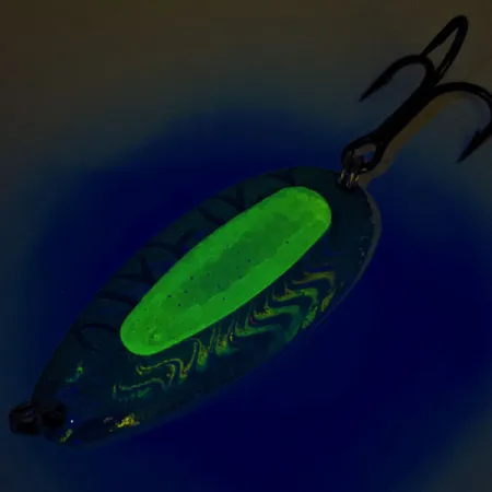 Blue Fox Rattlin Pixee Lusikka, Rainbow Herring / Yellow, 24g, #12336