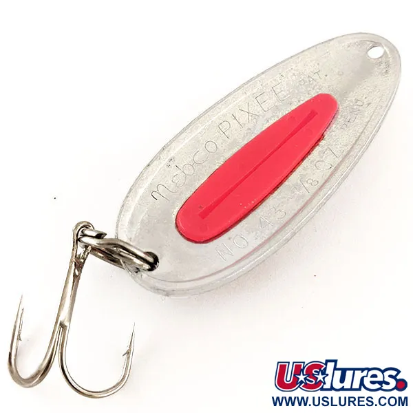 Nebco Pixee UV Lusikka, Vasaroitu Nikkeli/Punainen, 24g, UV, #12362