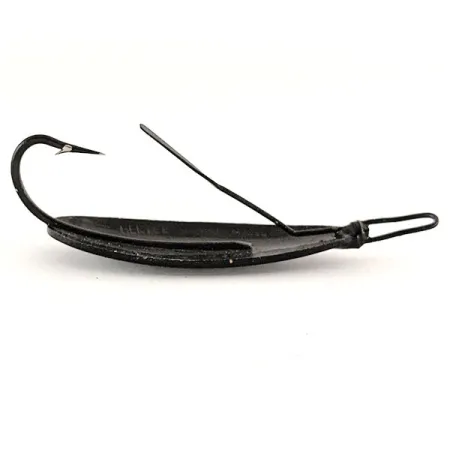 Herter's Olson Minnow Ruohosuojattu Lusikka, Musta, 12g, Messinki, #12376