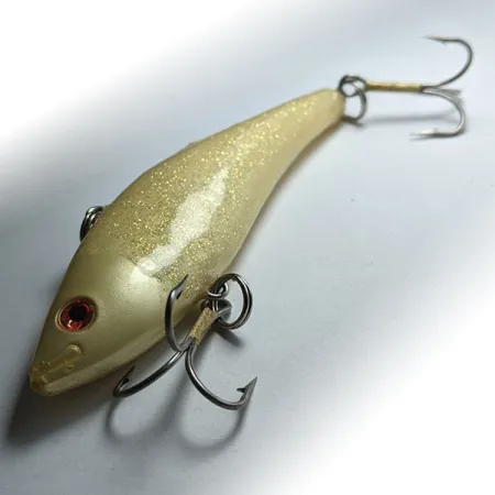 Saurus Vibra-Zarus Värinäviehe, Keltainen hile, 14g, JDM, #12433