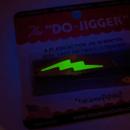 Bay de Noc Do-Jigger #3 UV, 9g nikkeli/keltainen UV, lusikkauistin #20264